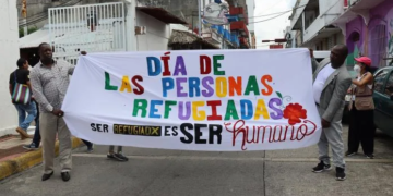 Migrantes celebran el Día Mundial del Refugiado en Chiapas