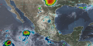 Tormenta tropical “Dalila” provoca lluvias intensas, vientos y alto oleaje en cinco estados