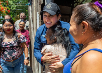 Supervisa Estefanía Mercado avances del Programa de Mejoramiento de Vivienda en Playa del Carmen