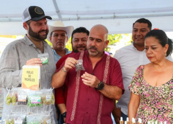 Productores de miel de Quintana Roo exhiben calidad en primera feria “Lágrimas de Oro Maya”