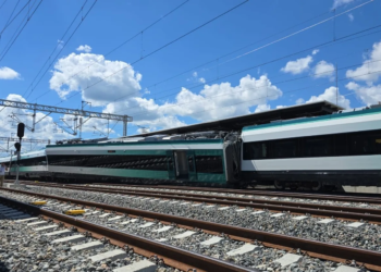 Descarrila Tren Maya en estación Izamal; no hay lesionados