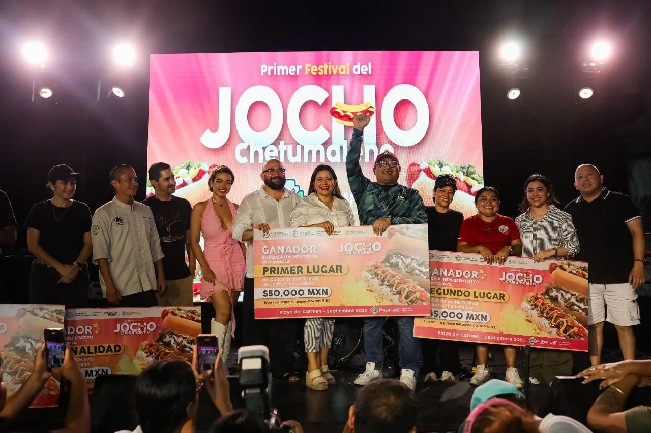 Multitudinario cierre del Primer Festival del Jocho Chetumaleño en Playa del Carmen