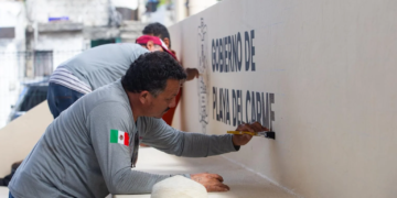 Estefanía Mercado en un año borró los colores partidistas de los espacios públicos de Playa del Carmen