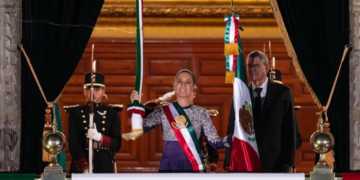 Sheinbaum celebra soberanía de México en el 215 aniversario de la Independencia