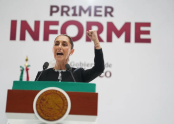 Sheinbaum defiende soberanía y logros en su primer informe de gobierno