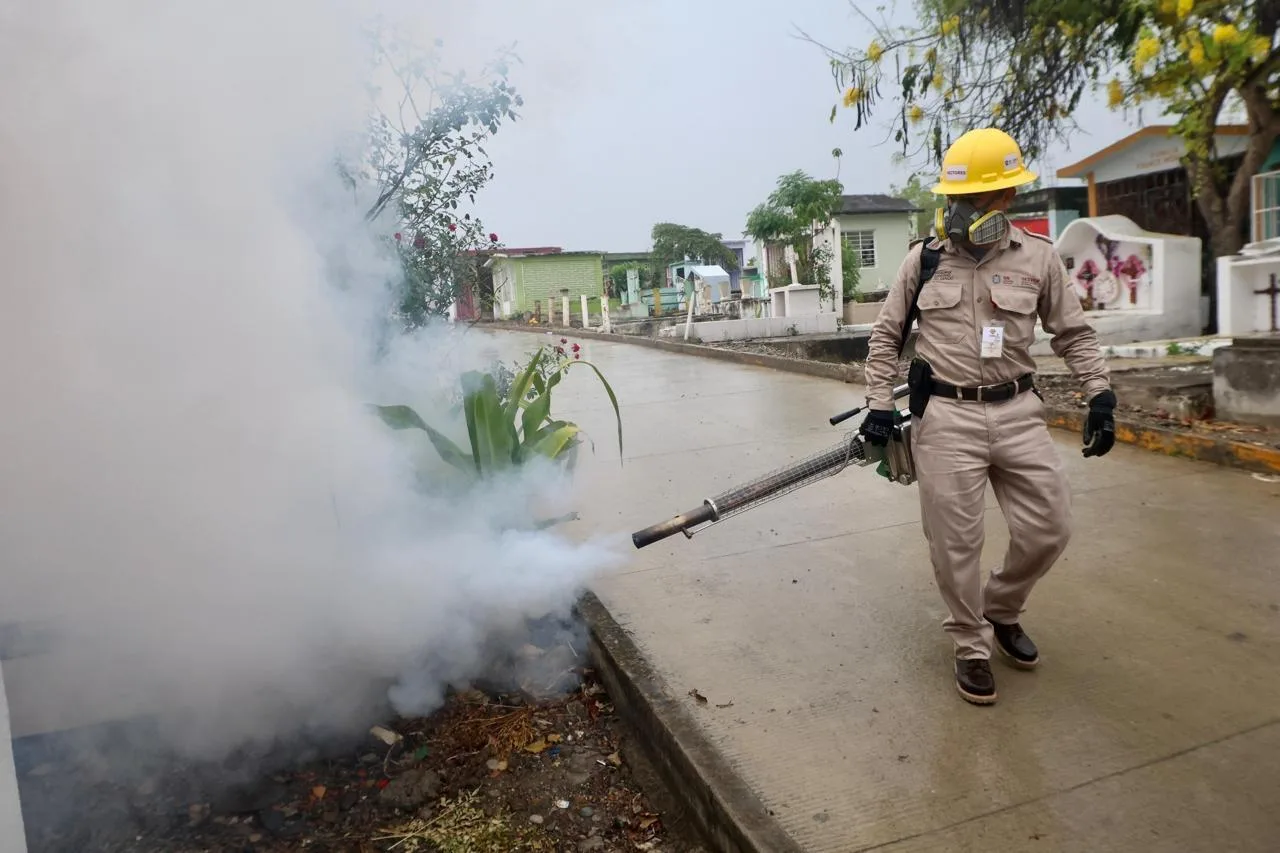 Refuerzan acciones contra el dengue con jornadas de nebulización y descacharrización en Playa del Carmen