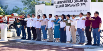 Playa del Carmen conmemora el 51 aniversario de la creación de Quintana Roo