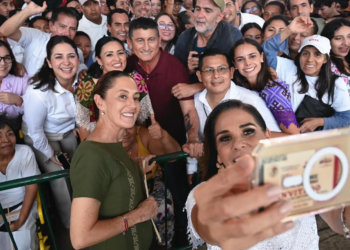 Sheinbaum visita Quintana Roo por programa de vivienda