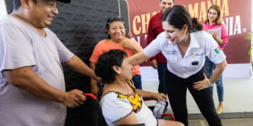 Chambamanía llegó a La Guadalupana, Estefanía Mercado pone al servicio trámites gratuitos