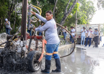 Realiza Servicios Públicos mega brigada en Puerto Aventuras