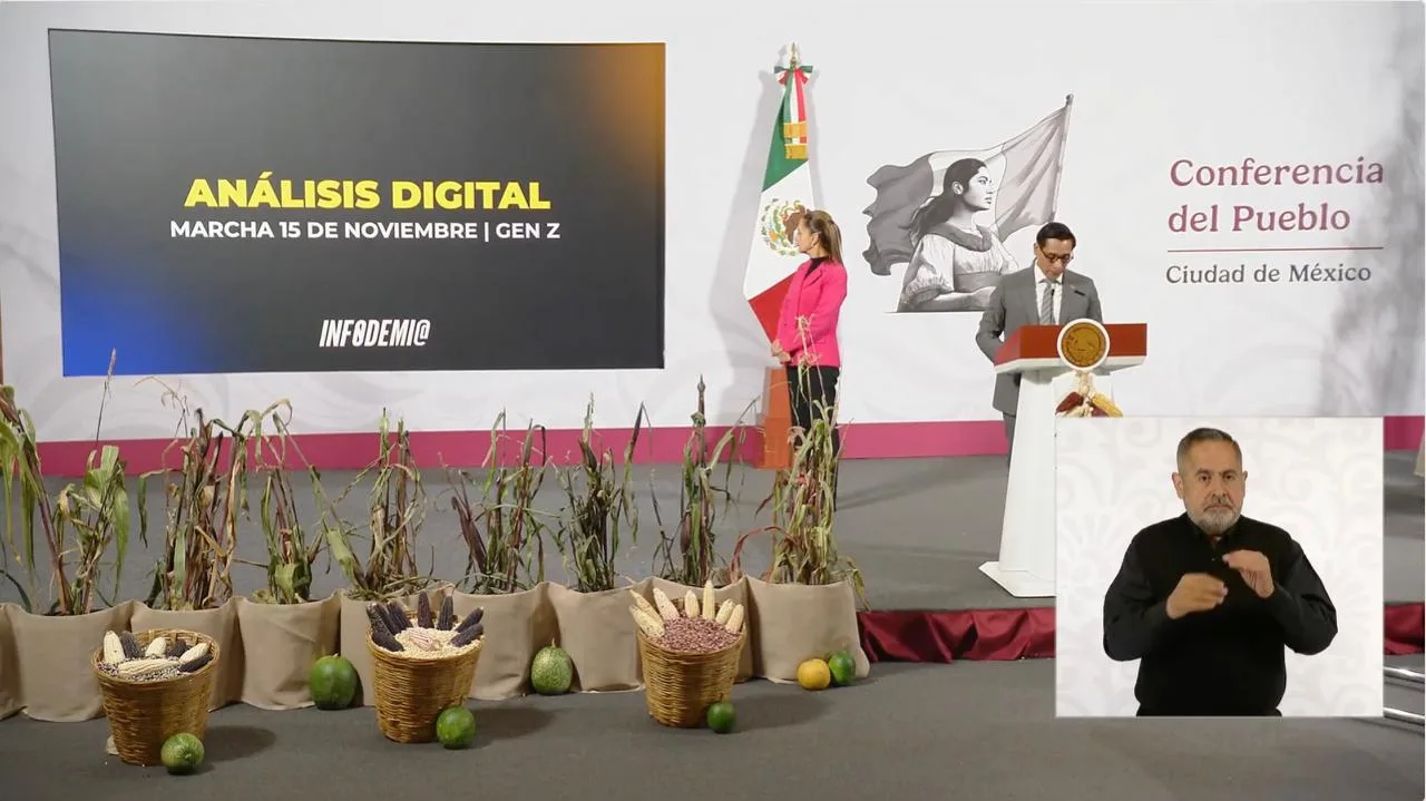 Sheinbaum acusa que la marcha de la Generación Z fue pagada y orquestada por la derecha