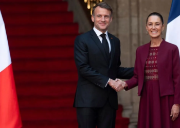 Sheinbaum recibe a Emmanuel Macron refuerzan lazos bilaterales