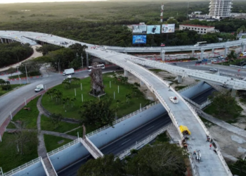 Ajustan infraestructura vial para garantizar operación del Puente Nichupté