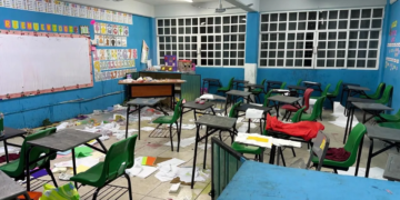 Alumnos de primaria en la 259 sufren vandalismo en su escuela
