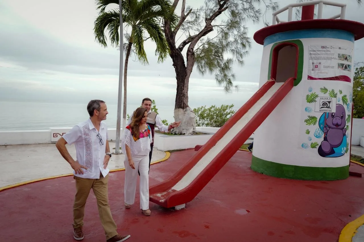 Rehabilita Mara Lezama emblemática Concha Acústica de Chetumal para recuperar espacio cultural abandonado