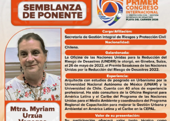 Playa del Carmen será sede del Primer Congreso Internacional de Protección Civil con 11 expertos globales