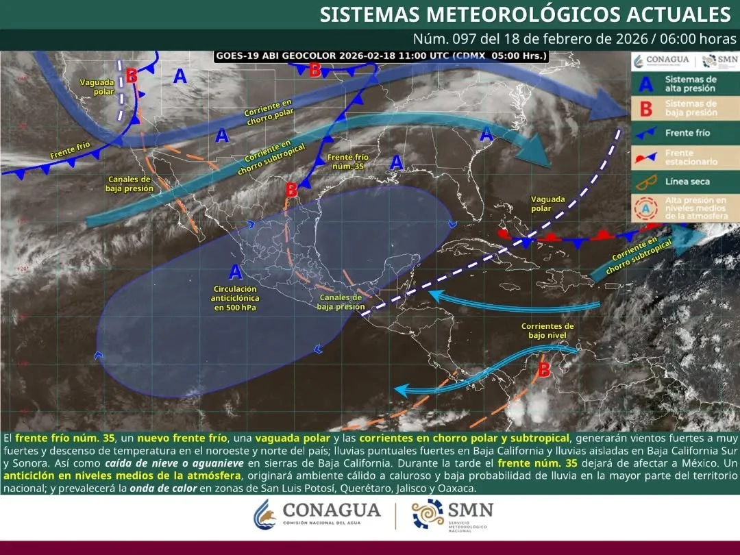 Clima en Quintana Roo hoy: Calor y vientos de hasta 50 km/h