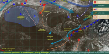 ¡Se va el frío! Surada con rachas de hasta 70 km/h sacudirá Quintana Roo este miércoles