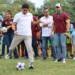 Inauguran segundo campo de fútbol de La Bombonera en Chetumal para fortalecer el deporte y la paz social