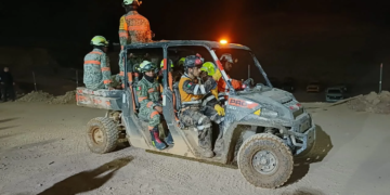 Hallan a un tercer minero sin vida en Sinaloa; continúan labores de rescate en mina Santa Fe