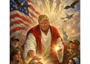 Trump elimina imagen donde aparece como Jesucristo tras desatar polémica mundial