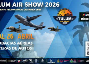 Espectáculo Aéreo Tulum 2026: aviones, acrobacias y NASCAR llegarán al nuevo aeropuerto