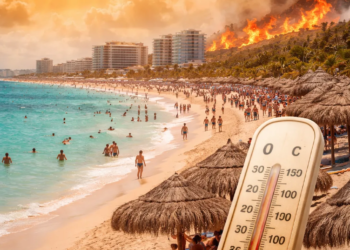 Calor extremo pone en alerta a Cancún y Quintana Roo
