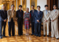 BTS desata euforia y polémica tras aparecer en Palacio Nacional