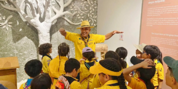 Niñas y niños scouts viven experiencia ambiental en Cozumel con actividades en Chankanaab