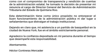 Renuncia director del SATQ