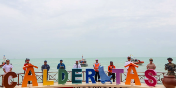 Conmemoran Día de la Marina en Calderitas Quintana Roo