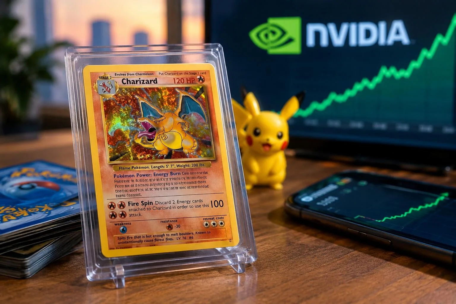 ¿Pueden las cartas Pokémon superar a NVIDIA como inversión?